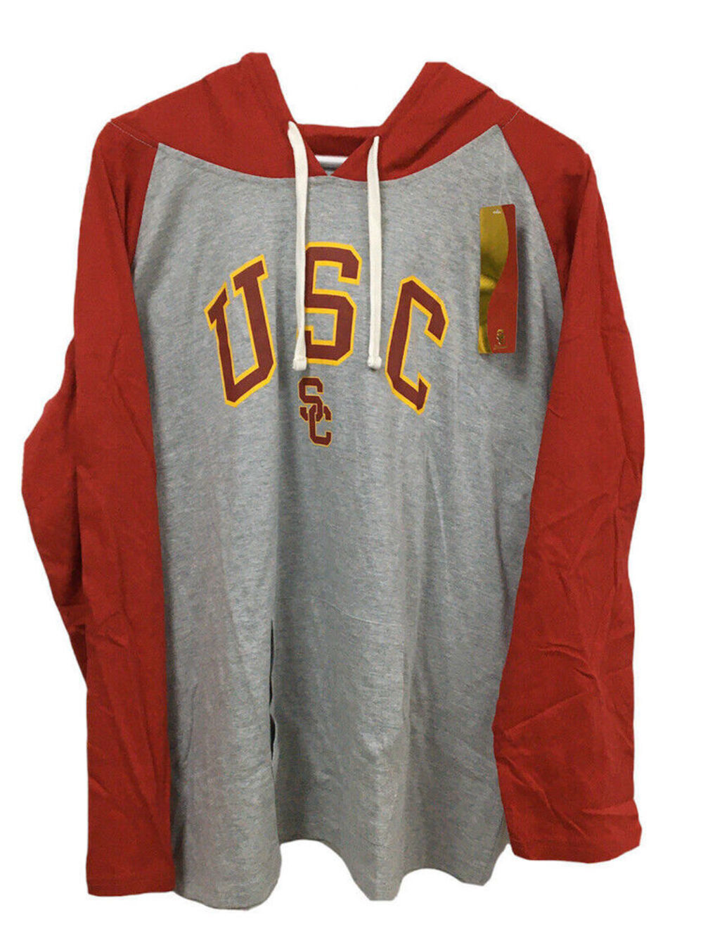 USC long sleeve hoodie Shirt gray Women’s XL